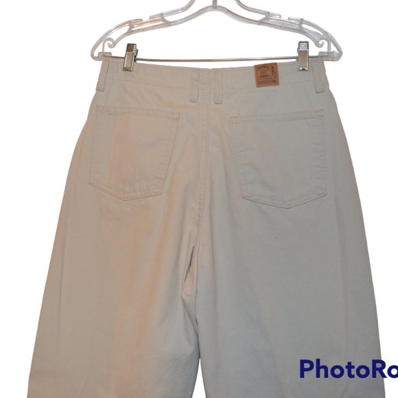 Riders Vintage USA Durable & Comfortable White Cream Denim Men Pants 10 M - Picture 5 of 9